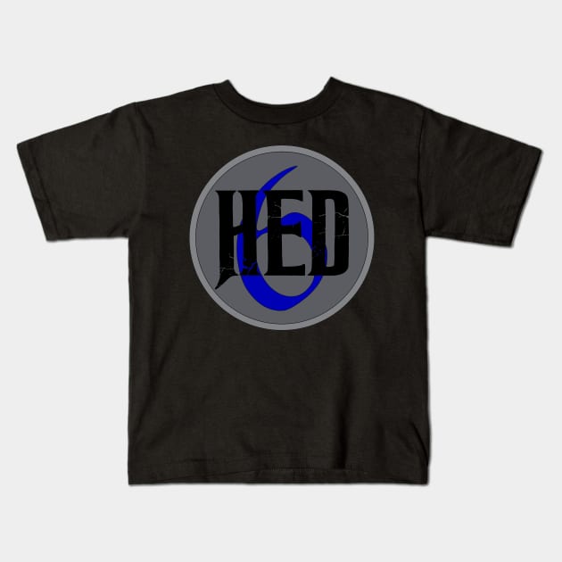 HED Logo Kids T-Shirt by knightwatchpublishing